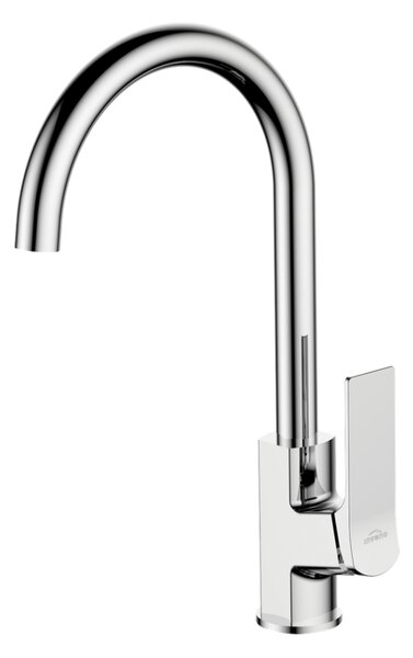 Invena Neri, baterie pentru chiuvetă de sine stătătoare, crom, BZ-01-001-L