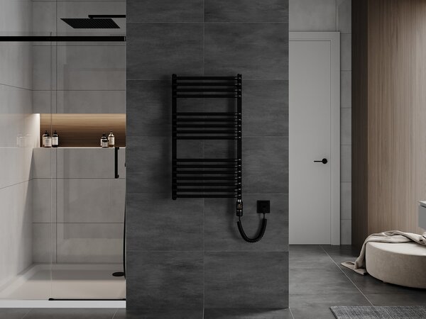 Mexen Apollo, element electric de încălzire 860x450 mm + tijă de încălzire 600 W, negru, W117-0860-450-2600-70