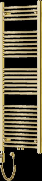Mexen Mars, element electric de încălzire 1500 x 500 mm, 600 W, auriu lucios, W110-1500-500-2600-50