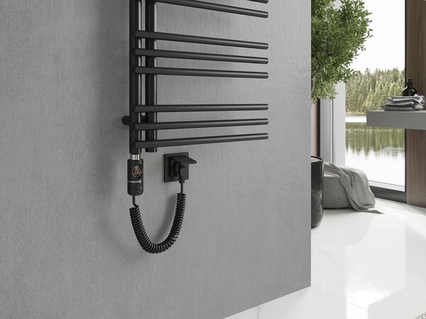 Mexen Neptun, element electric de încălzire 1200 x 500 mm, 600 W, negru, W101-1200-500-2600-70