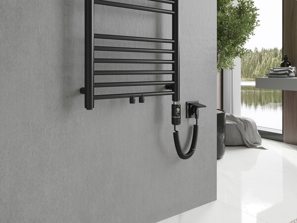 Mexen Yodo, element electric de încălzire 1200x500 mm + tijă de încălzire 600 W, negru, W113-1200-500-2600-70