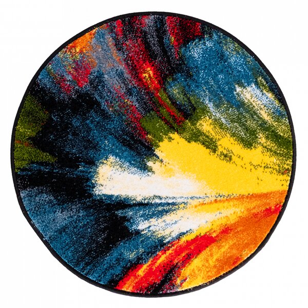 Covor Rotund, Model Kolibri 11017 180, Multicolor 80x80