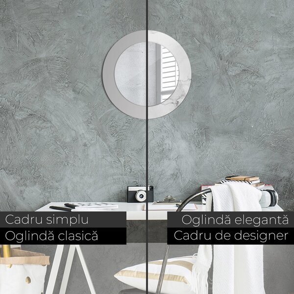 Oglindomat.ro Decoratiuni perete cu oglinda Decoratiuni perete cu oglinda Marmură albă lsdo-00278