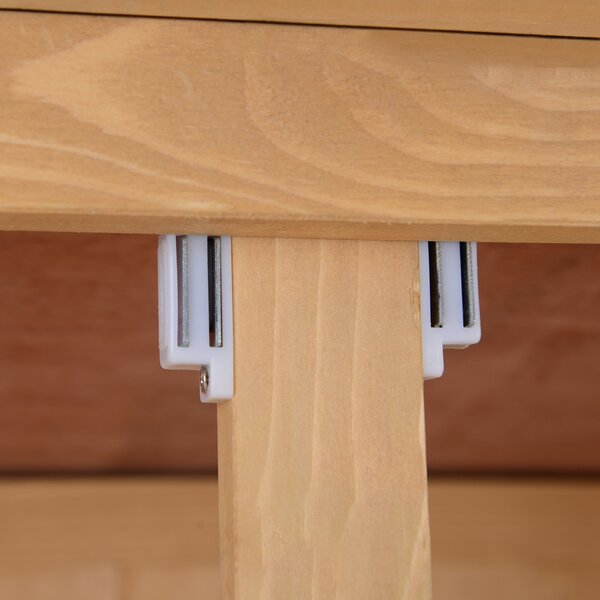 Casuta de gradina Outsunny pentru scule din lemn de brad cu rafturi 127.5x50x164 | Aosom Romania