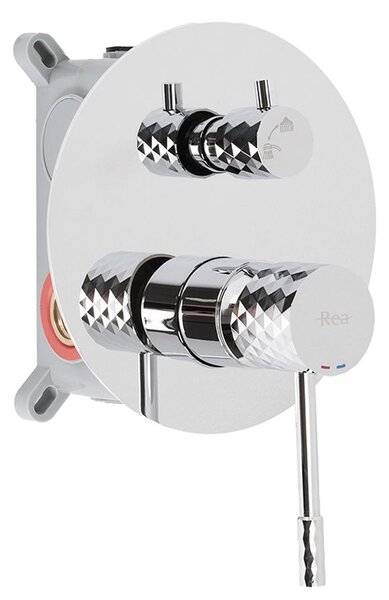Set de dus incastrat Rea Lungo Diamond Chrome + BOX
