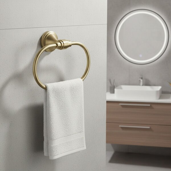 Cuier de baie Ring 1607 Brushed Gold