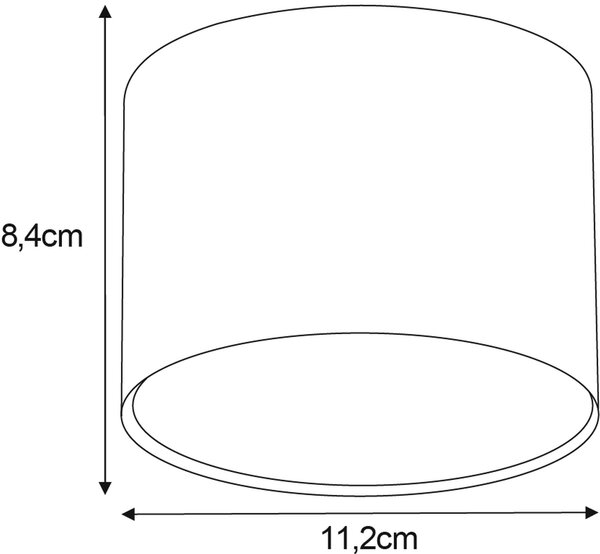 Kaja Horn lampă de tavan 1x10 W alb K-5133