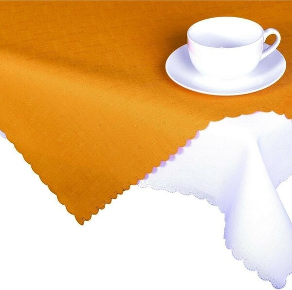 Față de masă din teflon, culoare portocaliu, 80 x 80 cm, 80 x 80 cm