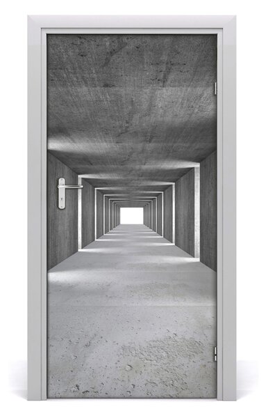 Autocolante pentru usi Tunelul de beton