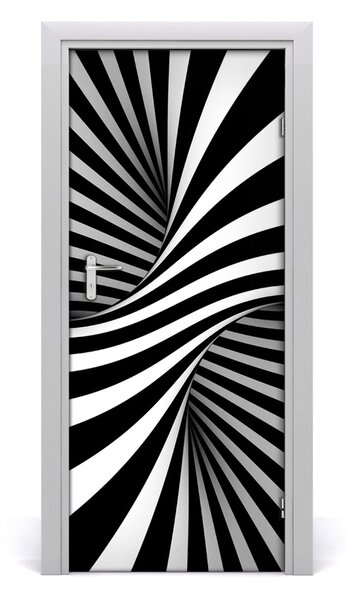Autocolante pentru usi vârtej abstract