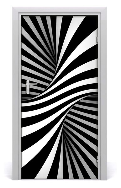 Autocolante pentru usi vârtej abstract