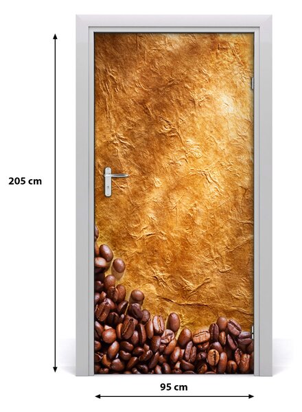 Autocolante pentru usi Boabe de cafea