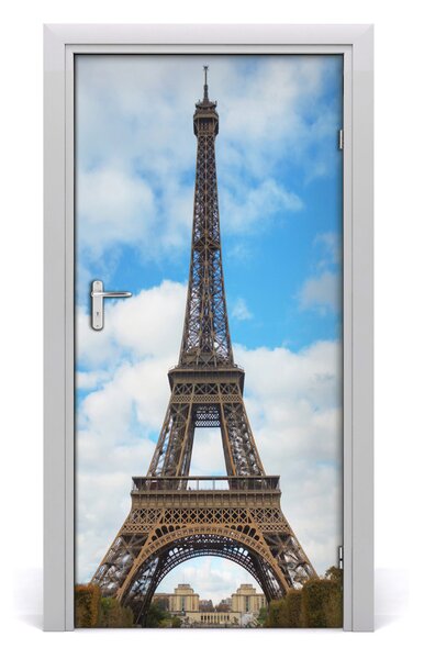 Autocolante pentru usi usa autoadeziv Turnul Eiffel