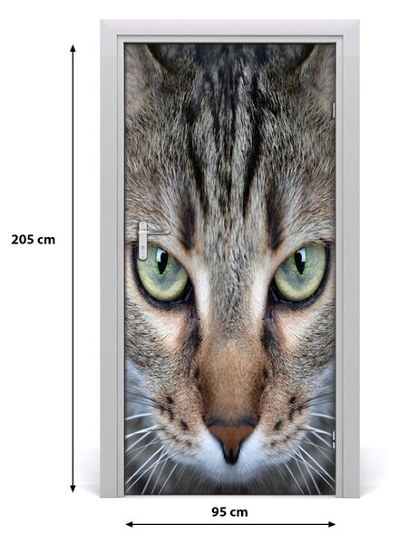 Autocolante pentru usi perete Cat Eyes