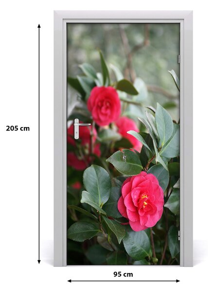 Autocolante pentru usi Camellia usi