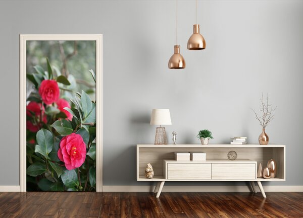 Autocolante pentru usi Camellia usi