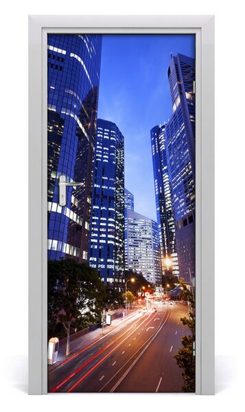 Autocolante pentru usi Skyscraper ușă autoadezive