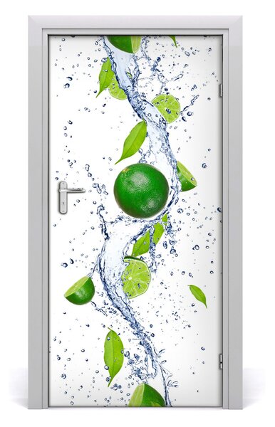 Autocolante pentru usi Lămâie verde