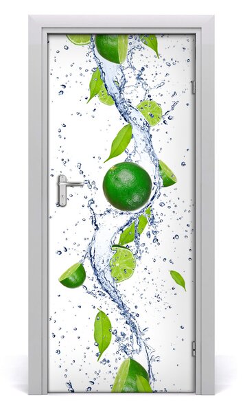 Autocolante pentru usi Lămâie verde