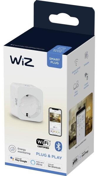 Priză inteligentă F 2300W + contor de energie Wi-Fi WiZ