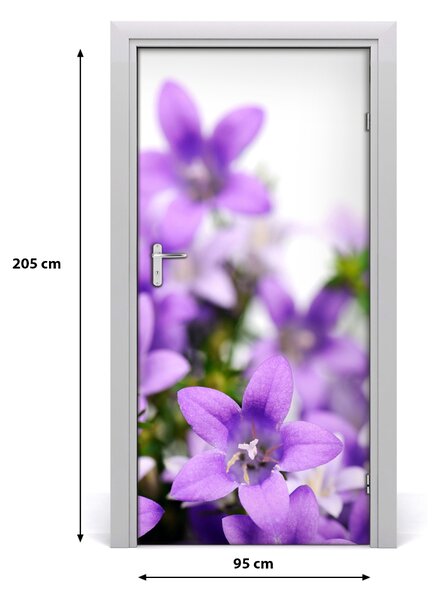 Autocolante pentru usi clopote violet
