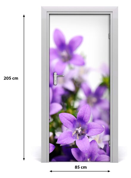 Autocolante pentru usi clopote violet