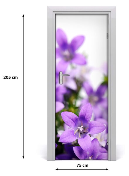 Autocolante pentru usi clopote violet
