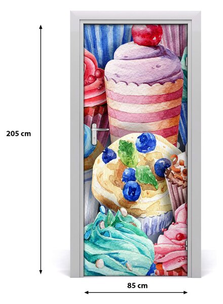 Autocolante pentru usi briose colorate