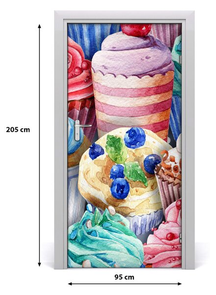 Autocolante pentru usi briose colorate