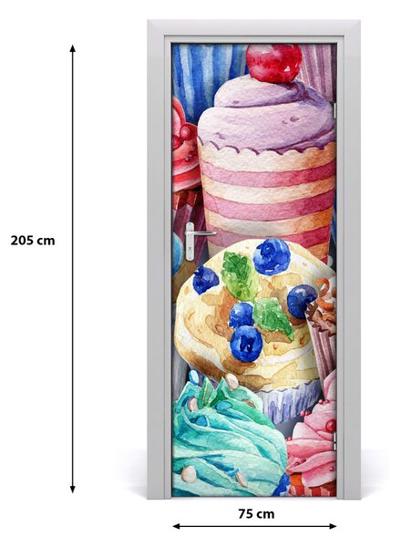Autocolante pentru usi briose colorate