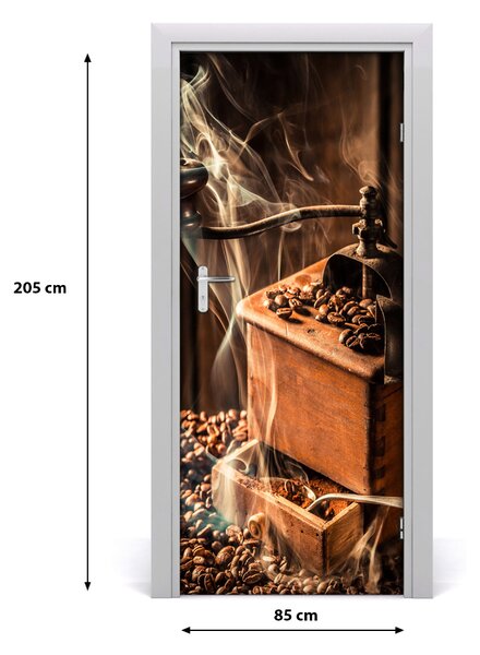 Autocolante pentru usi Boabe de cafea