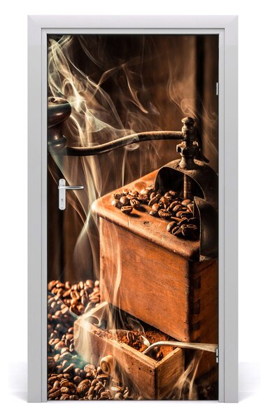 Autocolante pentru usi Boabe de cafea