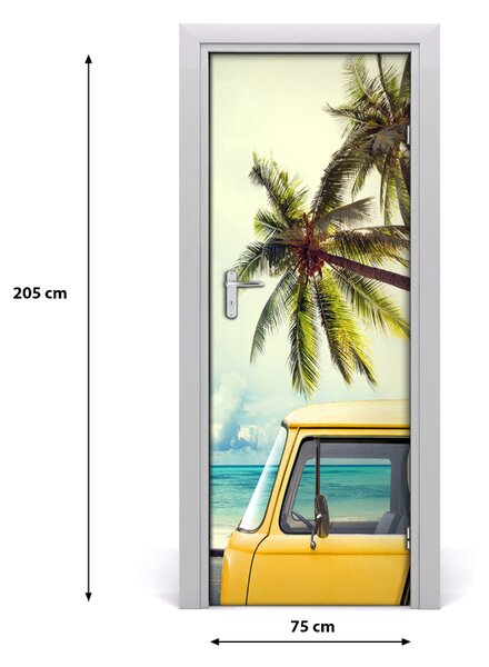 Autocolante pentru usi Timpul pentru surfing