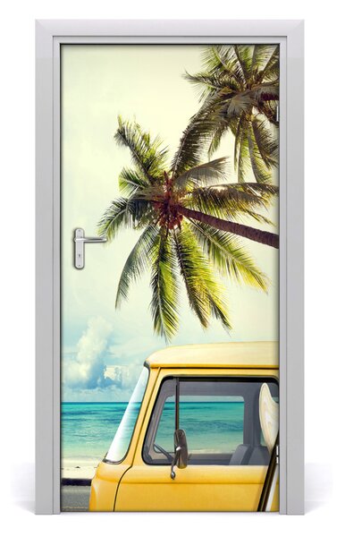 Autocolante pentru usi Timpul pentru surfing