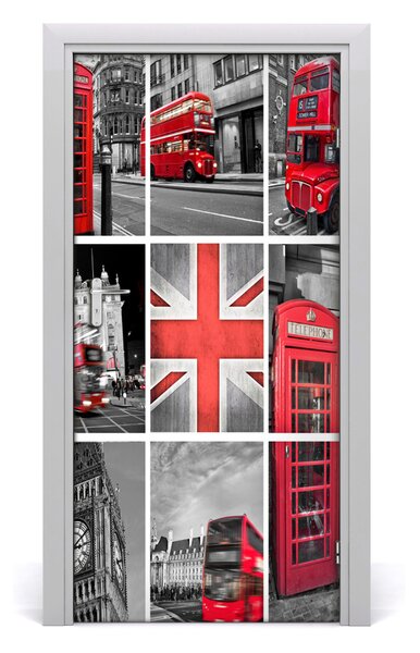 Autocolante pentru usi ușă autoadeziv colaj Londra