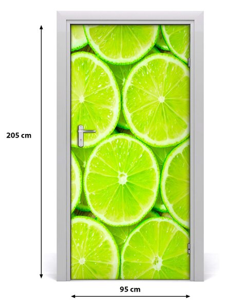 Autocolante pentru usi Lămâie verde