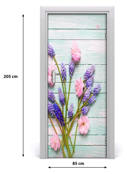 Autocolante pentru usi Muscari