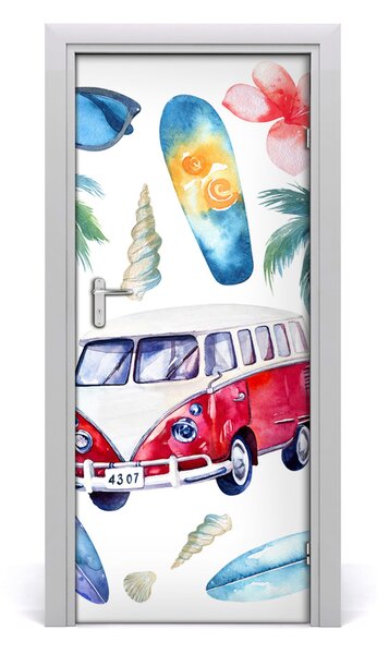 Autocolante pentru usi set surfer