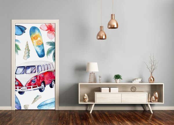 Autocolante pentru usi set surfer
