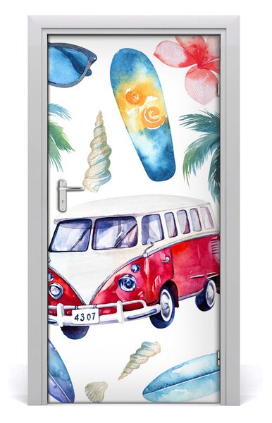 Autocolante pentru usi set surfer