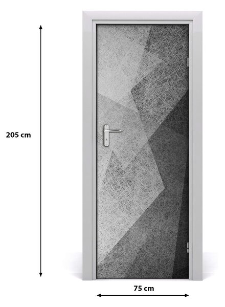 Autocolante pentru usi De auto-adezive DOOR Abstract Linii