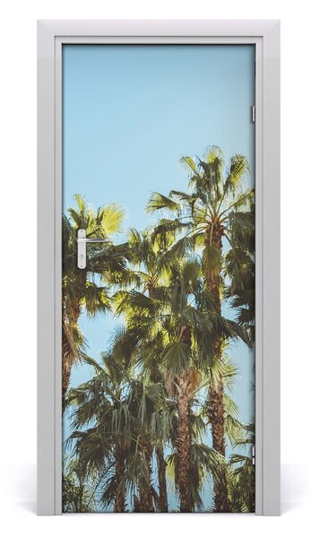 Autocolante pentru usi Peisaje Palm Copaci