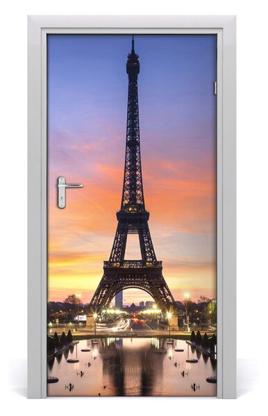 Autocolante pentru usi usa autoadeziv Turnul Eiffel