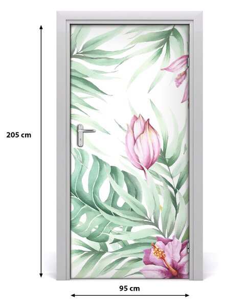 Autocolante pentru usi model Hawaii