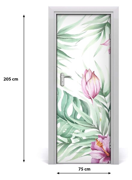 Autocolante pentru usi model Hawaii
