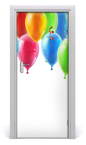 Autocolante pentru usi baloane colorate