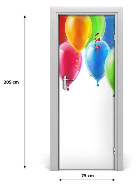 Autocolante pentru usi baloane colorate