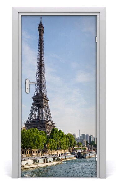 Autocolante pentru usi usa autoadeziv Turnul Eiffel