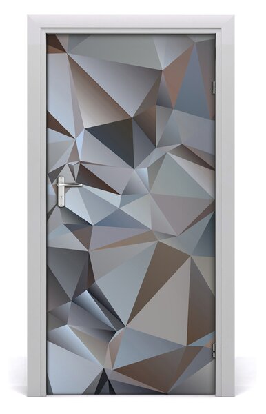 Autocolante pentru usi Autocolant DOOR adeziv triunghiuri Abstract