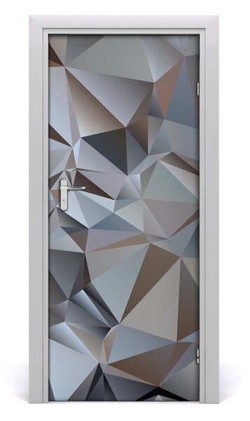 Autocolante pentru usi Autocolant DOOR adeziv triunghiuri Abstract